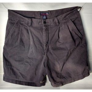 Pre Owned Men Shorts Roundtree & Yorke  Collections Size 36 Cotton Color Gray